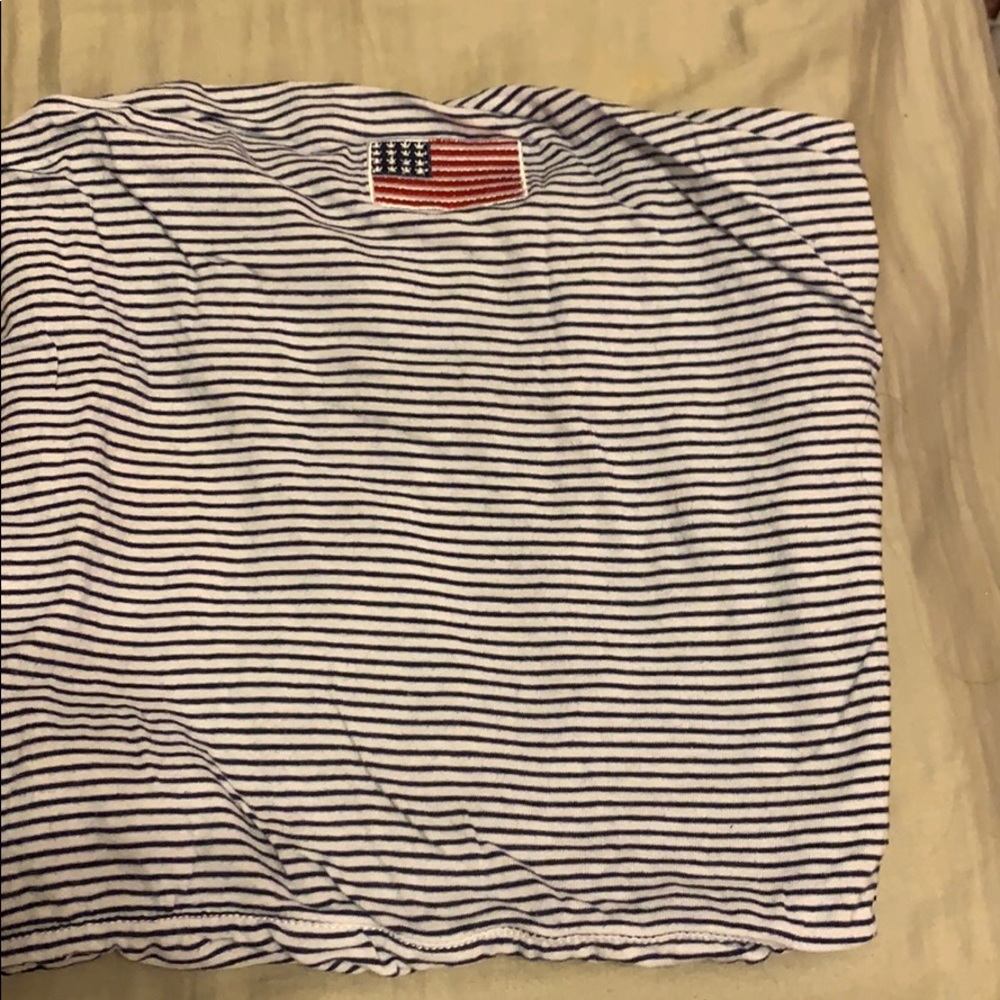 Crop top American flag